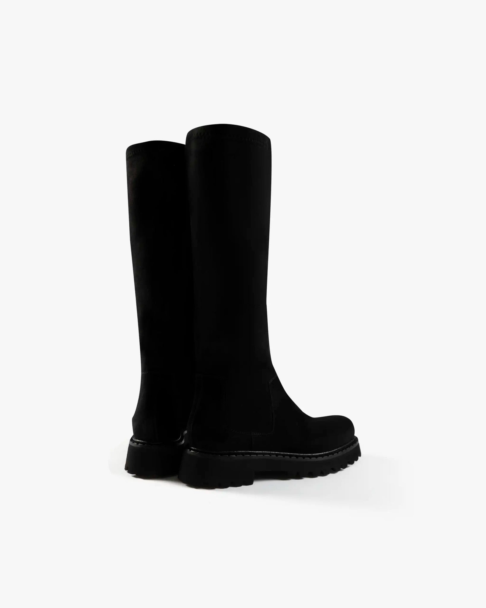 Schwarze Mittelhohe Suede Stiefel von Caiman - Shoes CAIMAN SHOES