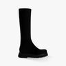 Schwarze Mittelhohe Suede Stiefel von Caiman - Shoes CAIMAN SHOES