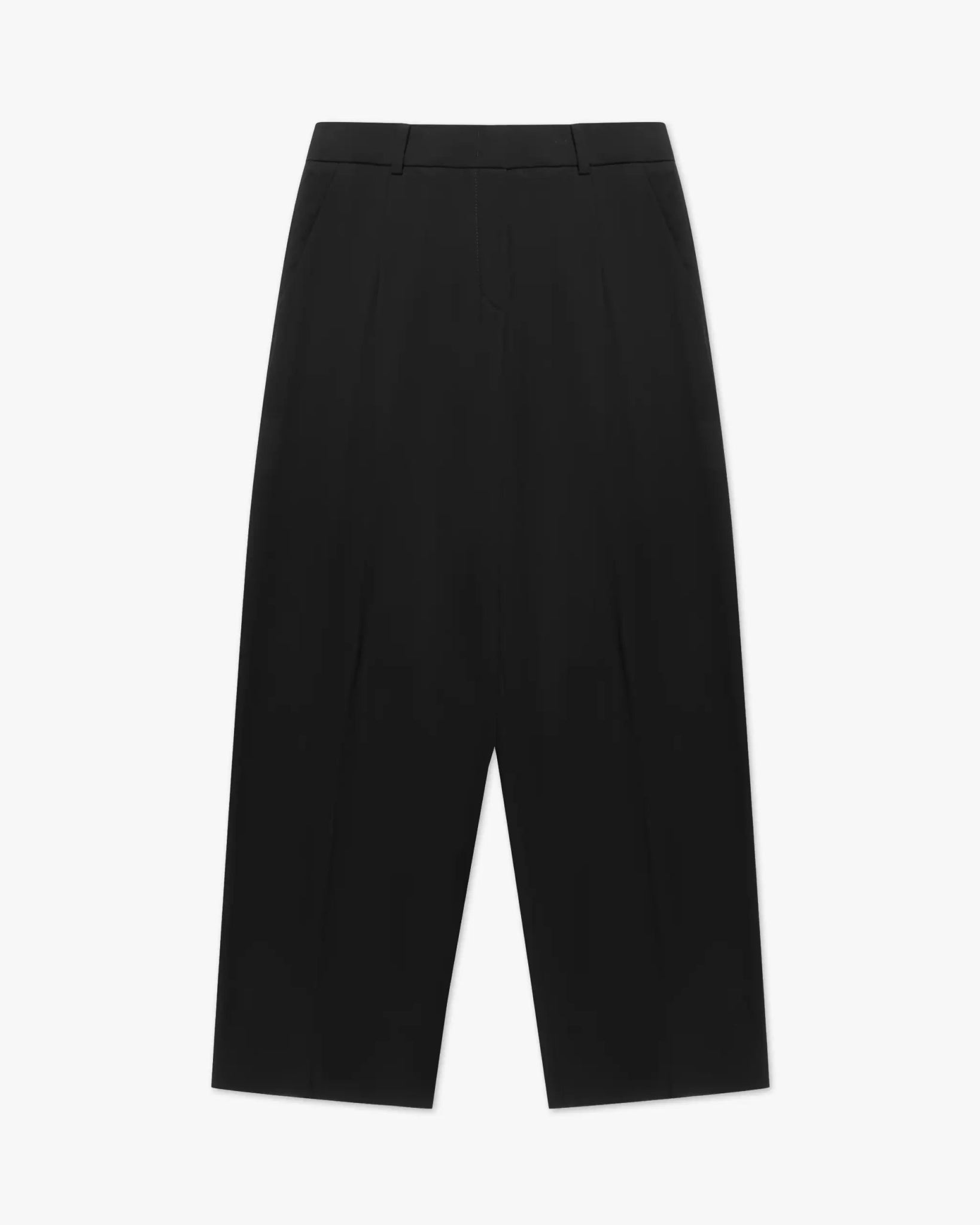 Schwarze Optical Cool Wool Barrel Fit Hose von Seductive - Trousers SEDUCTIVE