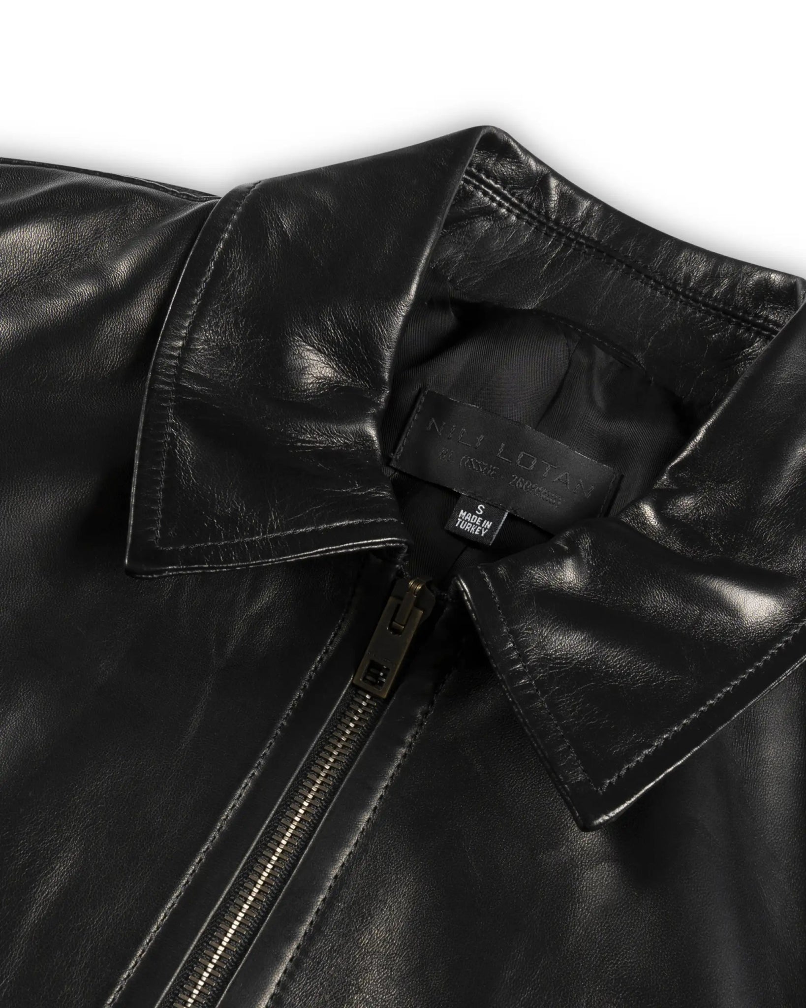 Schwarze Redley Leder Bomber Jacke von Nili Lotan - Coats & Jackets NILI LOTAN