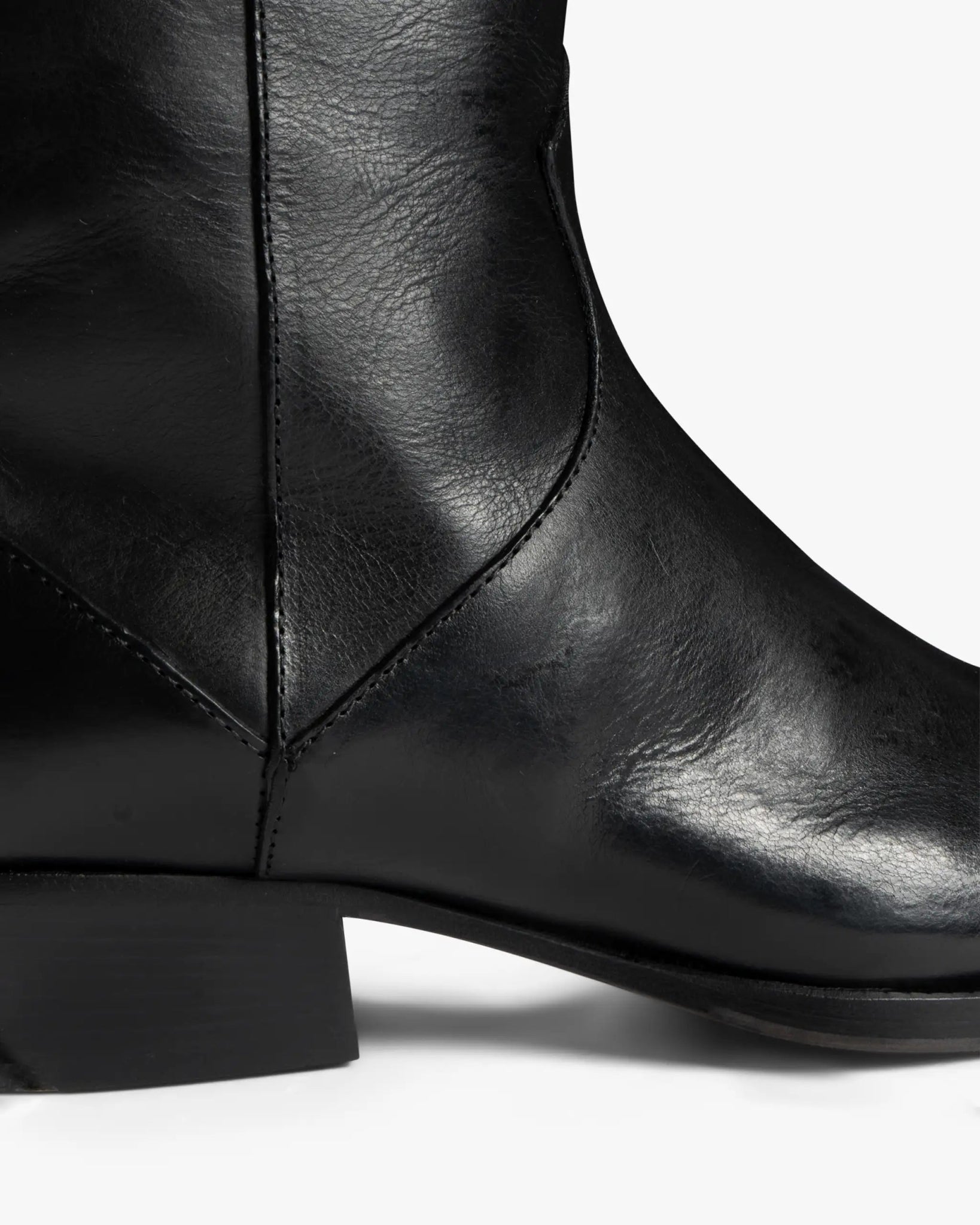 Schwarze Soft Nappa Zip Stiefelette von Elia Maurizi - Shoes ELIA MAURIZI