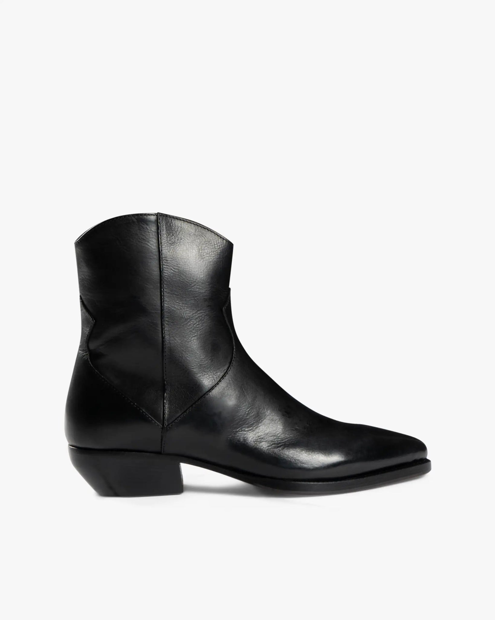 Schwarze Soft Nappa Zip Stiefelette von Elia Maurizi - Shoes ELIA MAURIZI
