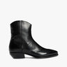 Schwarze Soft Nappa Zip Stiefelette von Elia Maurizi - Shoes ELIA MAURIZI