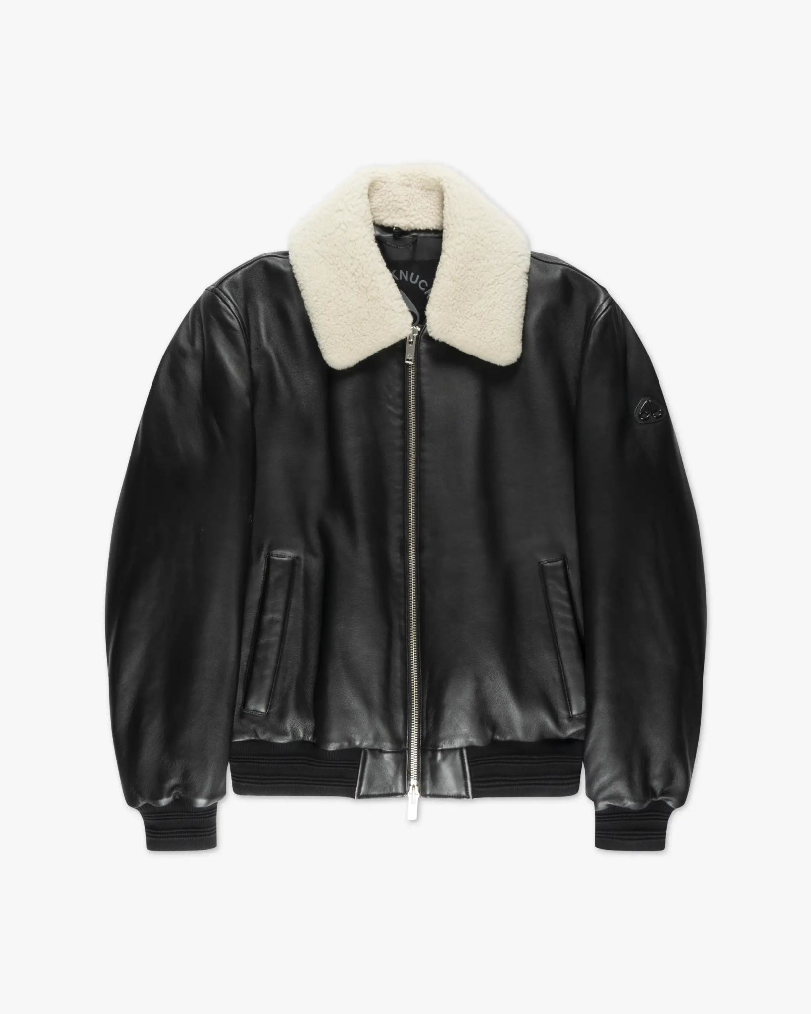 Schwarze Softnappa Lederjacke von Moose Knuckles - Coats & Jackets MOOSE KNUCKLES