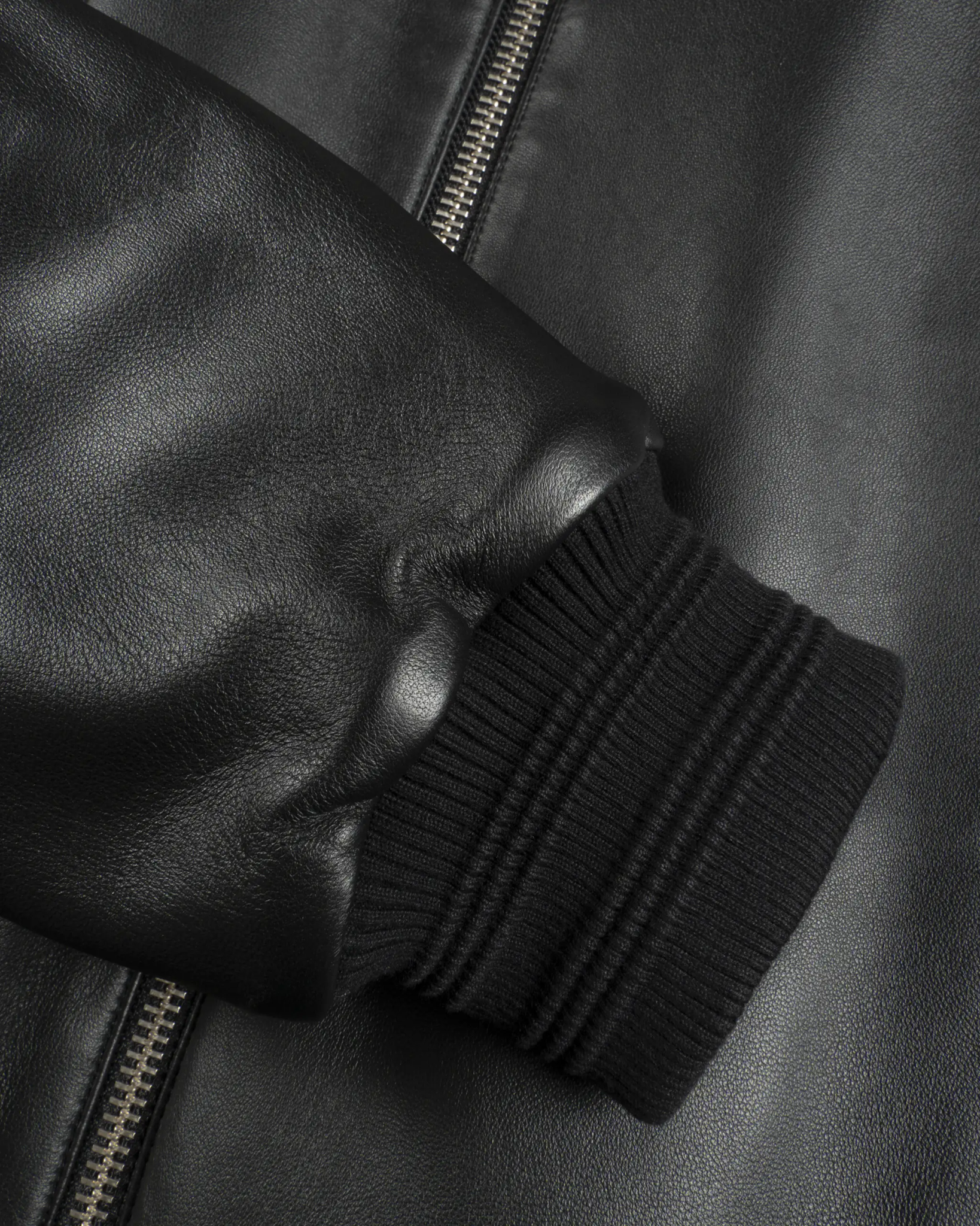 Schwarze Softnappa Lederjacke von Moose Knuckles - Coats & Jackets MOOSE KNUCKLES