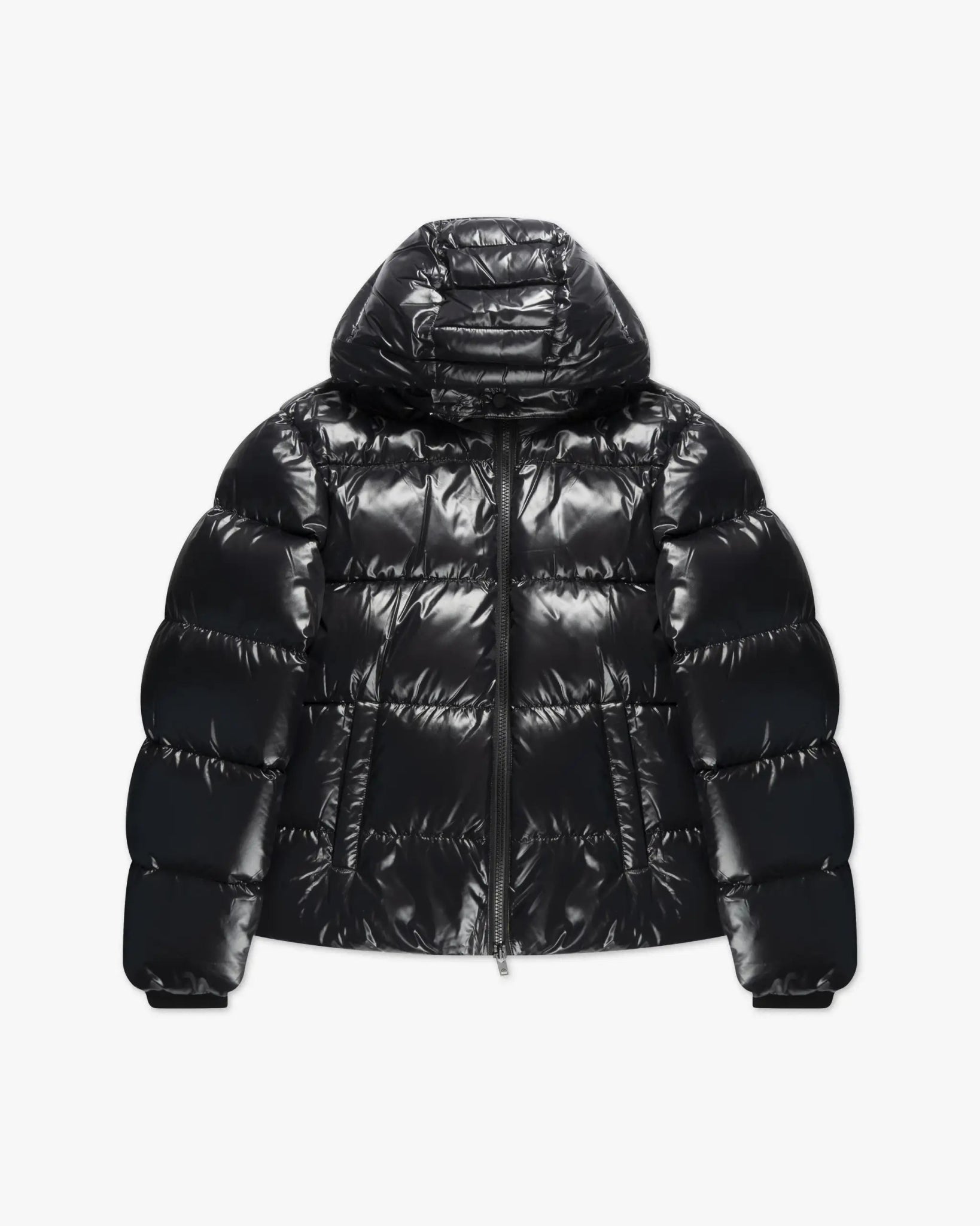 Schwarze Stepp Daunen Nylon Bomber Jacke von Moose Knuckles - Coats & Jackets MOOSE KNUCKLES