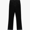 Schwarze The Insider Crop Step Fray Jeans Hose von Mother - Denim MOTHER