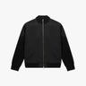 Schwarze Unisex Nylon Strick Hybrid Bomber Jacke von Moose Knuckles - Coats & Jackets MOOSE KNUCKLES
