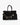 Schwarze Veloursledertasche mit Schmuckbesatz und Schulterriemen von Mia Bag - Accessories MIA BAGS