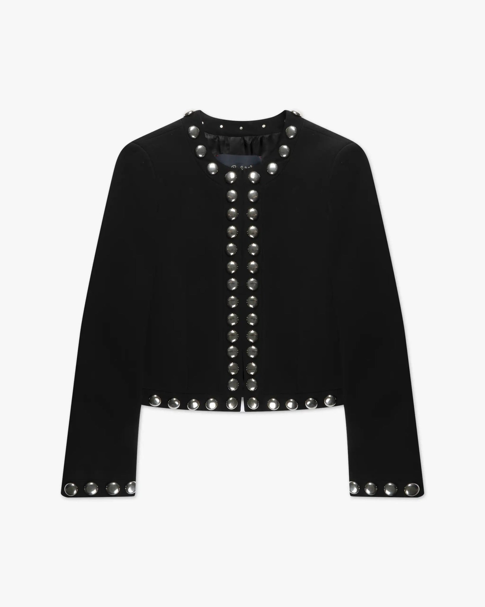 Schwarze Woll Crepe Stretch Channel Jacke von Seafarer - Coats & Jackets SEAFARER