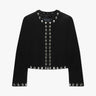 Schwarze Woll Crepe Stretch Channel Jacke von Seafarer - Coats & Jackets SEAFARER