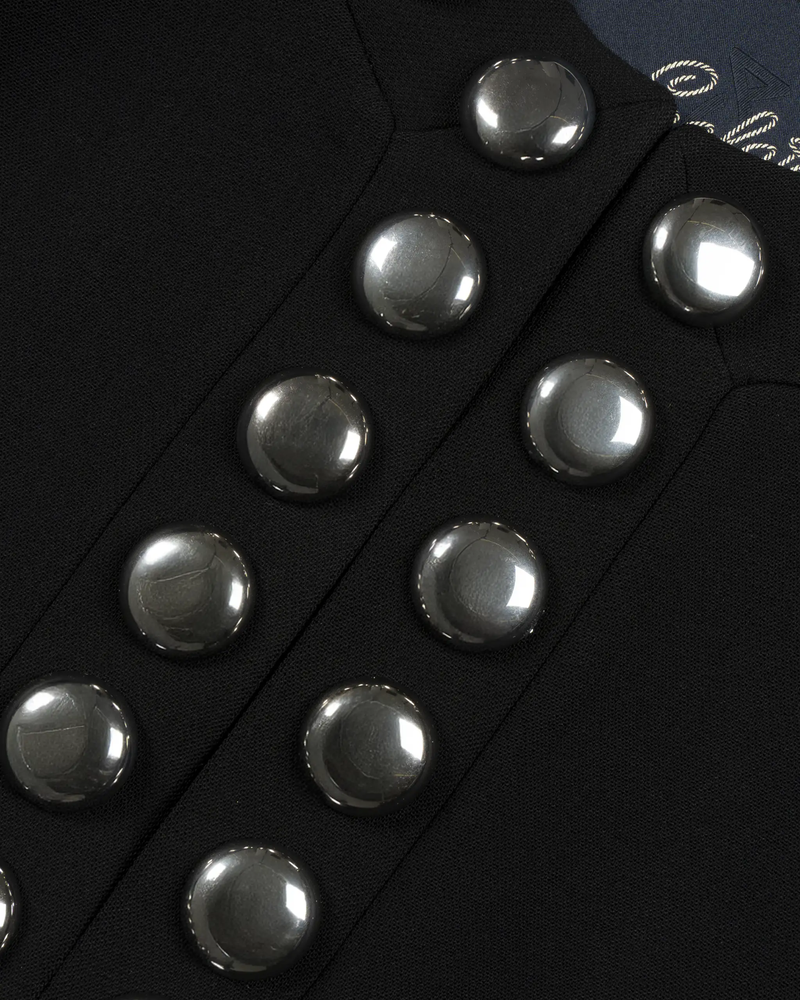 Schwarze Woll Crepe Stretch Channel Jacke von Seafarer - Coats & Jackets SEAFARER