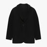 Schwarzer 2 Knopf Suede Leder Blazer Mit Volumen von Salvatore Santoro - Blazers SALVATORE S.