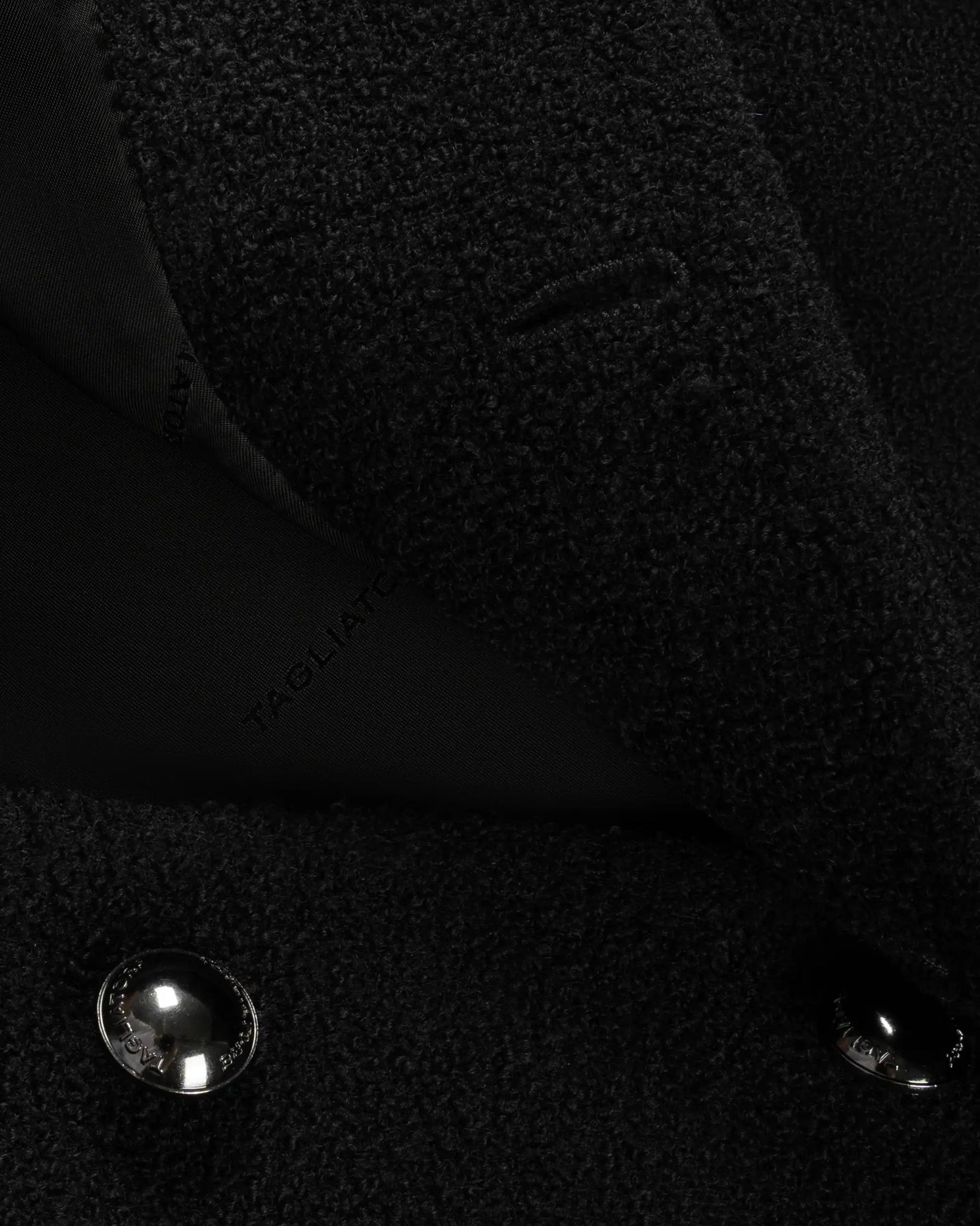 Schwarzer Bouclé Kurzblazer im Chanel Stil von Tagliatore - Blazers TAGLIATORE