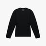 Schwarzer Cashmere Rundhals Langarm Pullover von Majestic Filatures - Shirts MAJESTIC