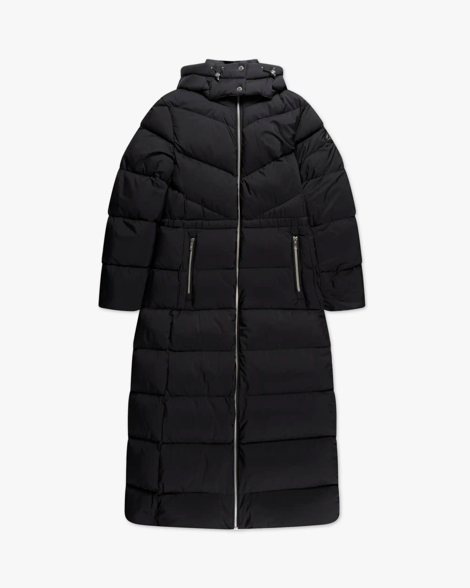 Schwarzer Extra Langer Slim Fit Soft Nylon Parka von Moose Knuckles - Coats & Jackets MOOSE KNUCKLES