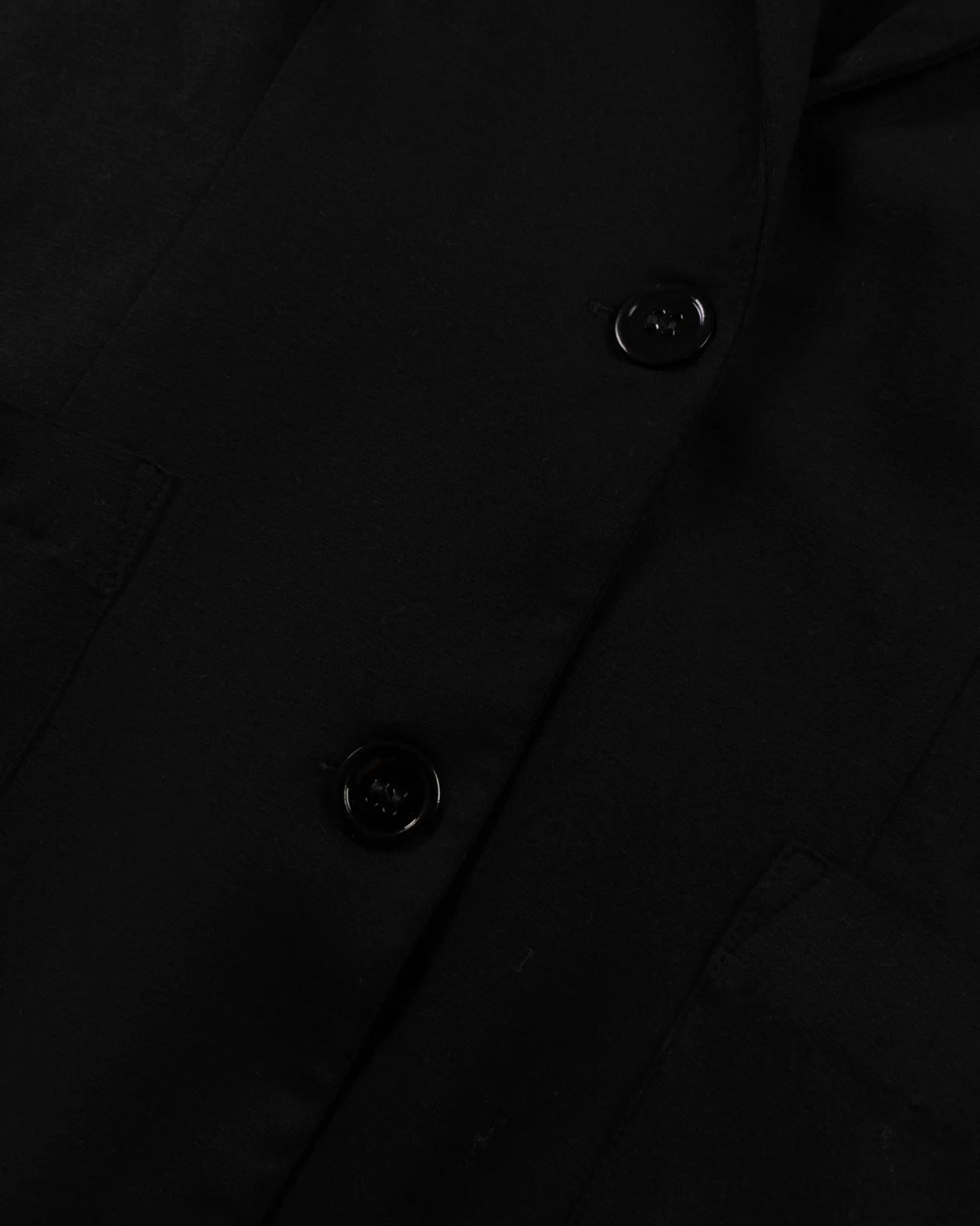 Schwarzer Gefitteter 2 Knopf Shirt Blazer von Majestic Filatures - Shirts MAJESTIC