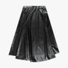 Schwarzer Langer Kunstleder Rock von Black Label - Skirts F.I.TBLACKLABEL