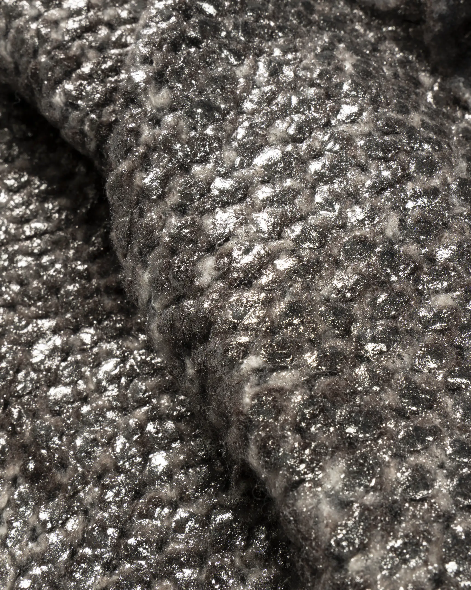 Schwarzer Langer Strickmantel von Avant Toi - Knitwear AVANT TOI