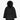 Schwarzer offener Parka mit Waschbärbesatz von Nigel Preston - Coats & Jackets NIGEL PRESTON