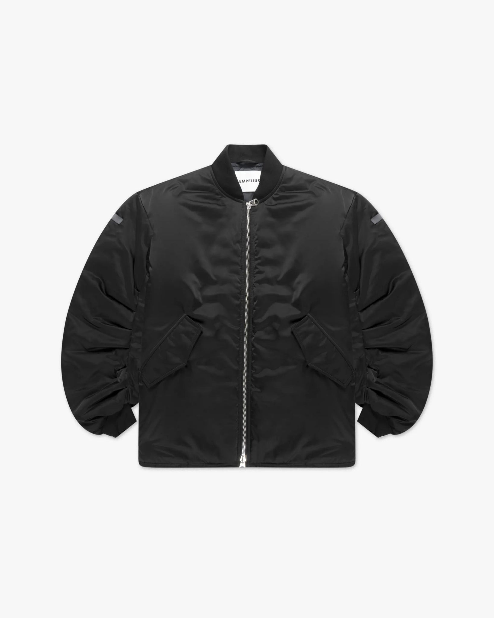 Schwarzer Sacai Style Nylon Bomber von Lempelius - Coats & Jackets LEMPELIUS