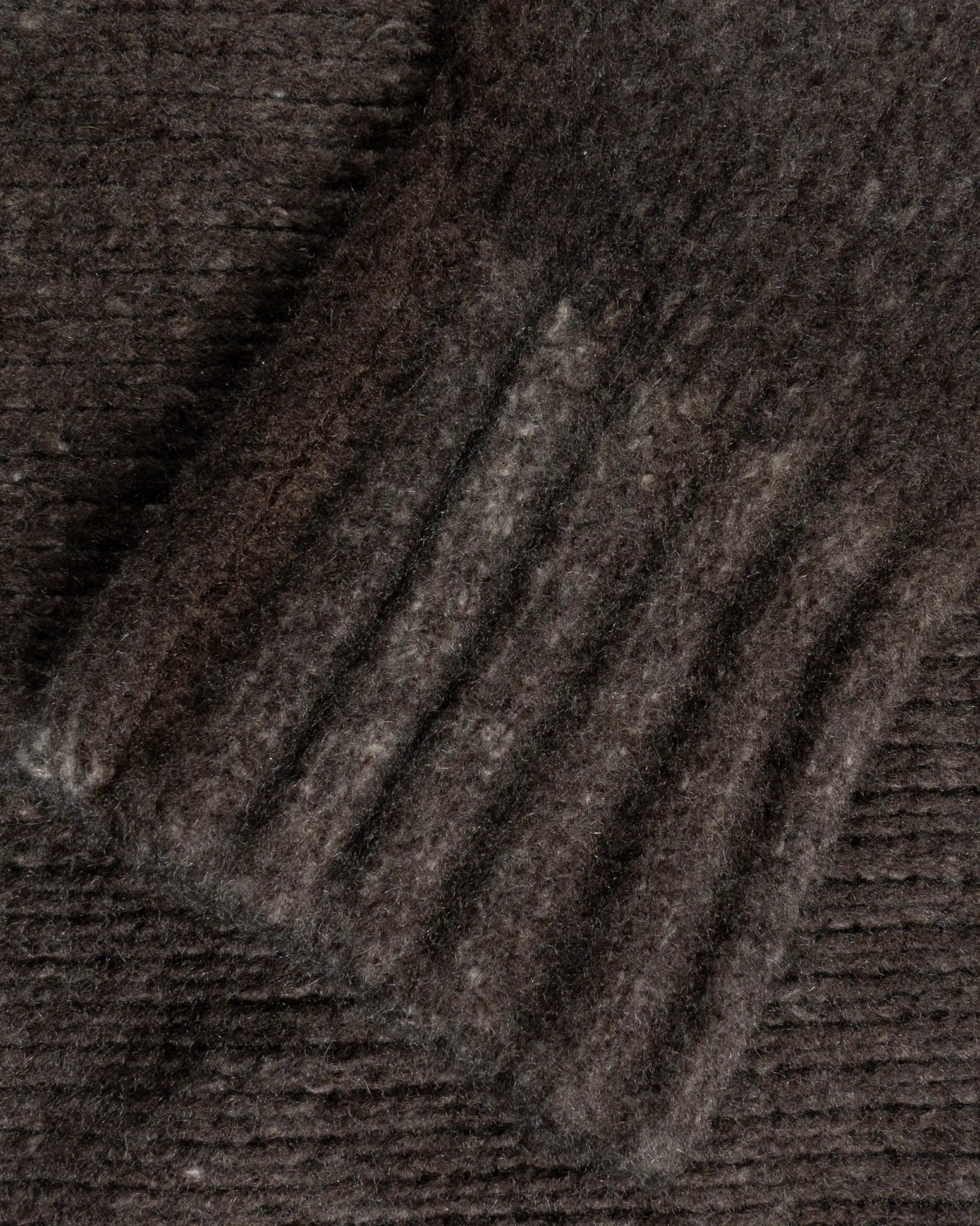 Schwarzer Strick Mix Stehkragen Pullover von Avant Toi - Knitwear AVANT TOI