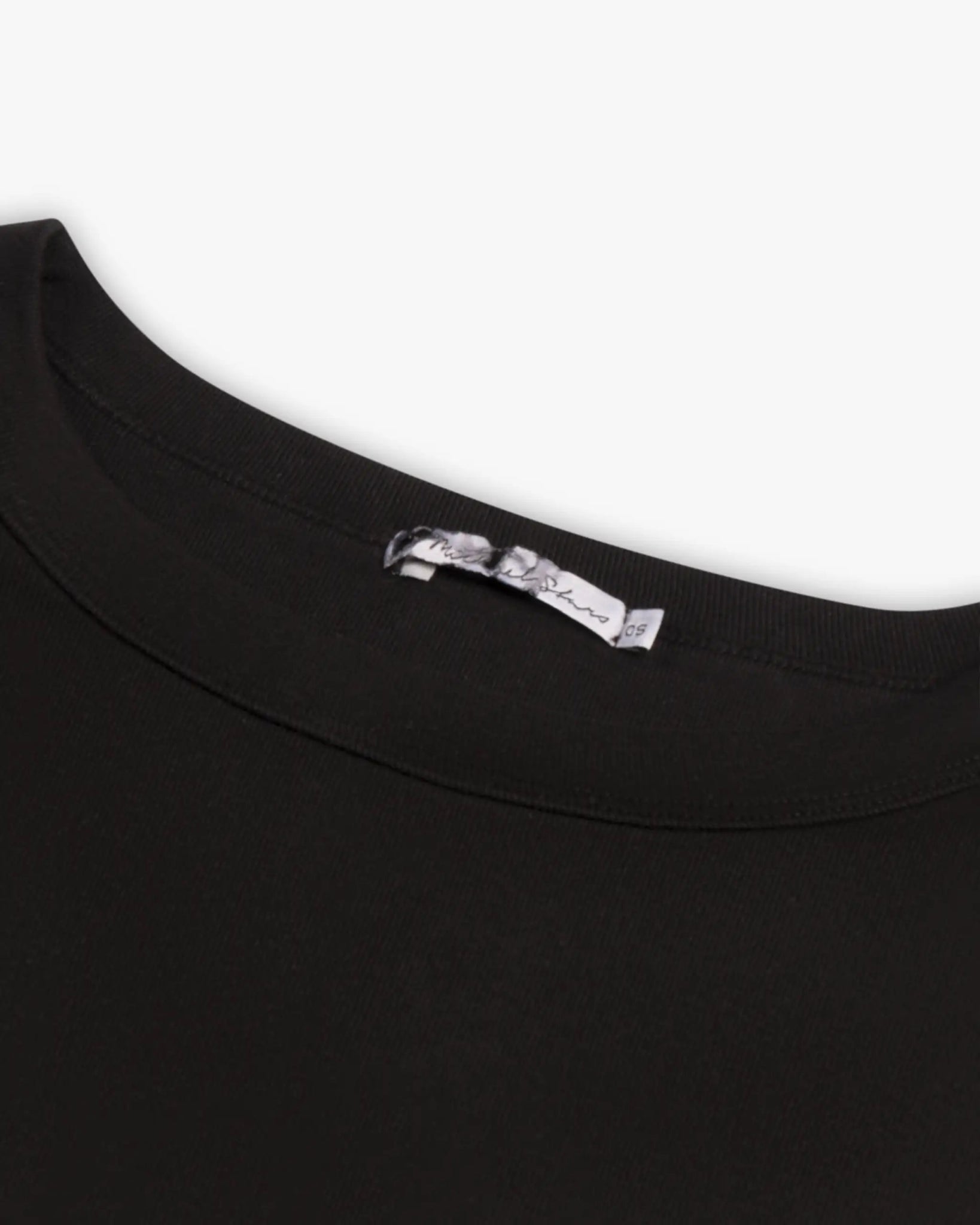Schwarzes Bootsneck - Rippen - Shirt mit 3/4 - Ärmeln von Michael Stars - Shirts MICHAEL STARS