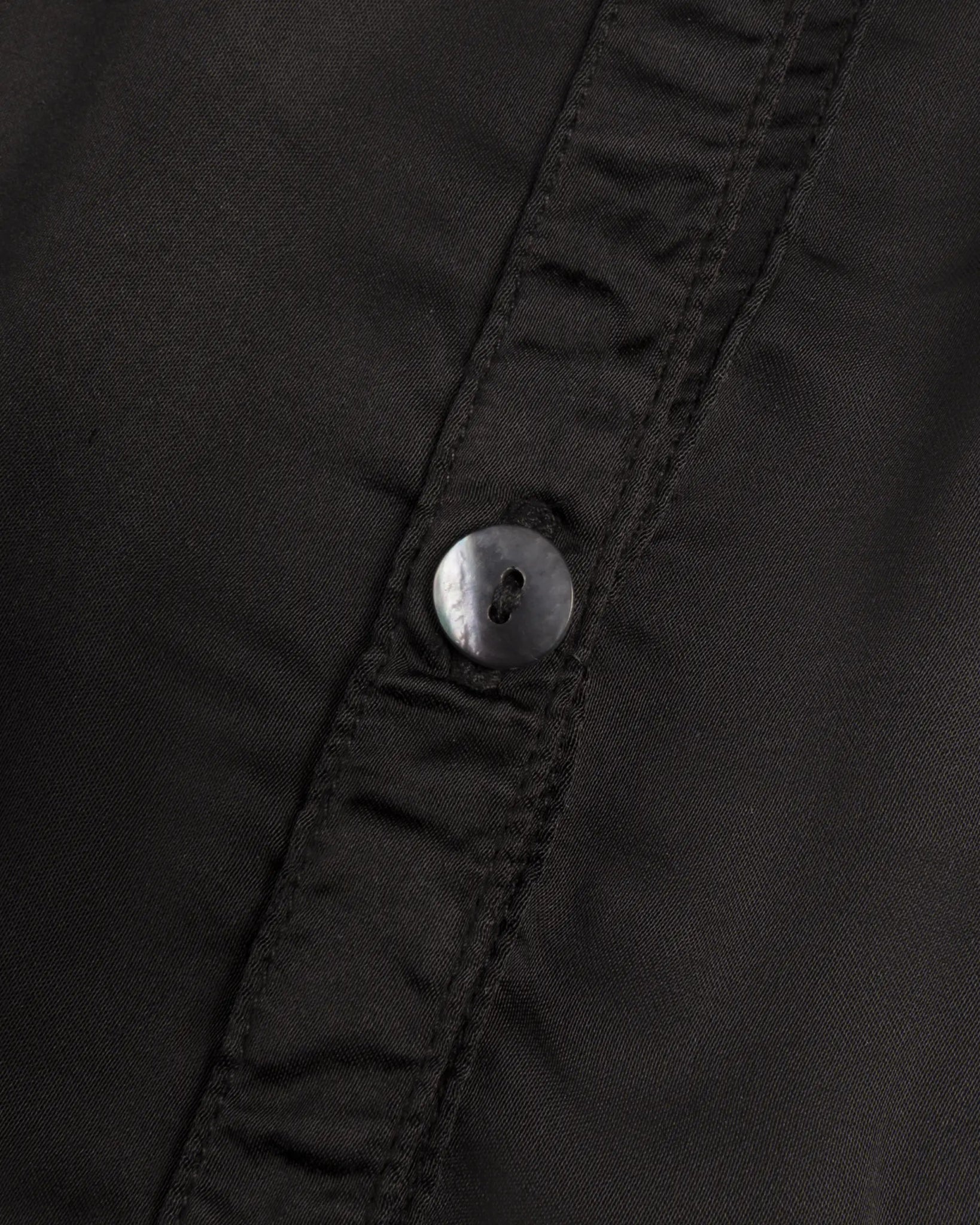 Schwarzes Langes Button - Up Schlitz - Tunikakleid von Jaga - Dresses JAGA