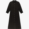 Schwarzes Leinen - Langkleid von 120% Lino - Dresses LINO 120%