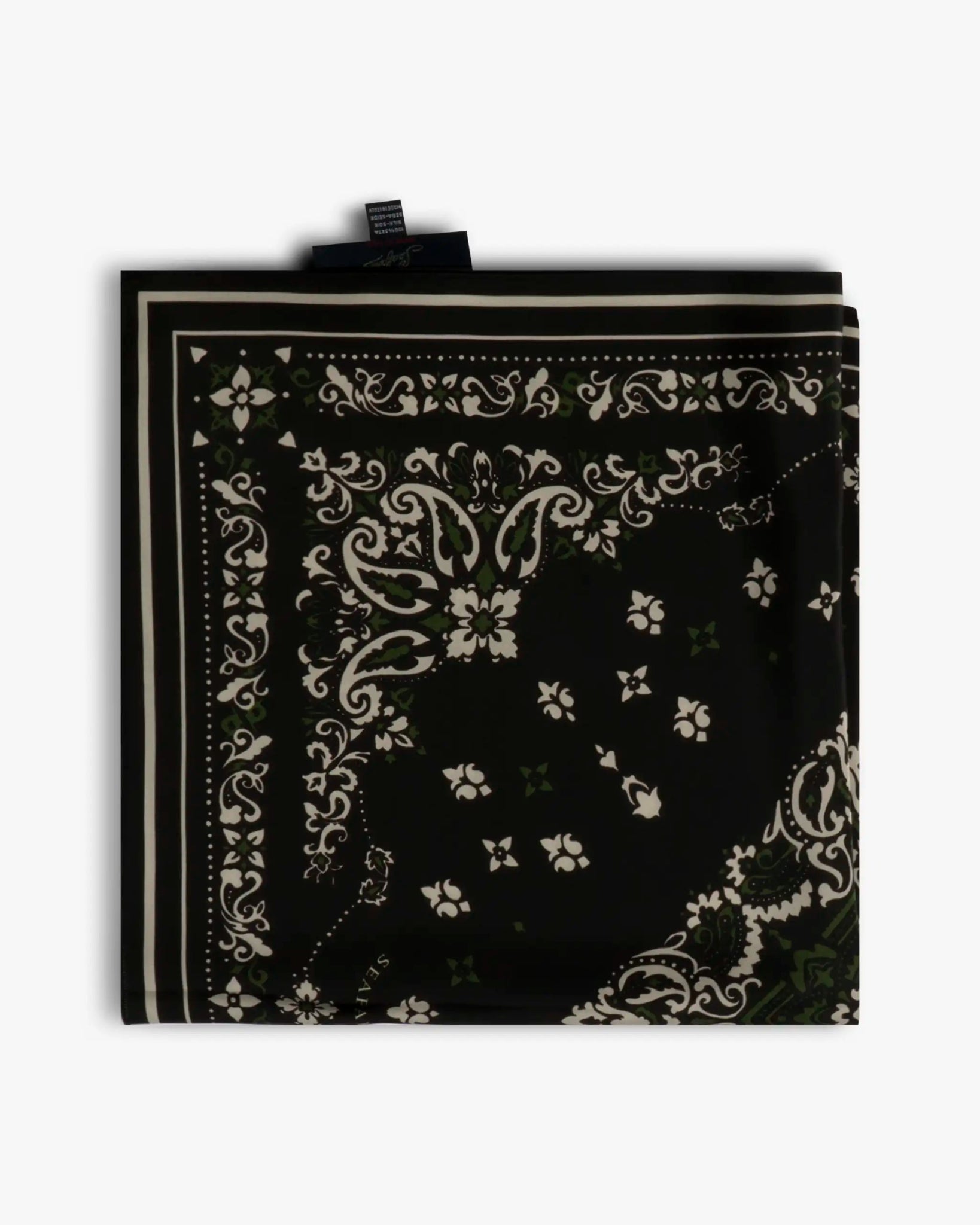 Schwarzes Seiden Bandana Tuch von Seafarer - Accessories SEAFARER