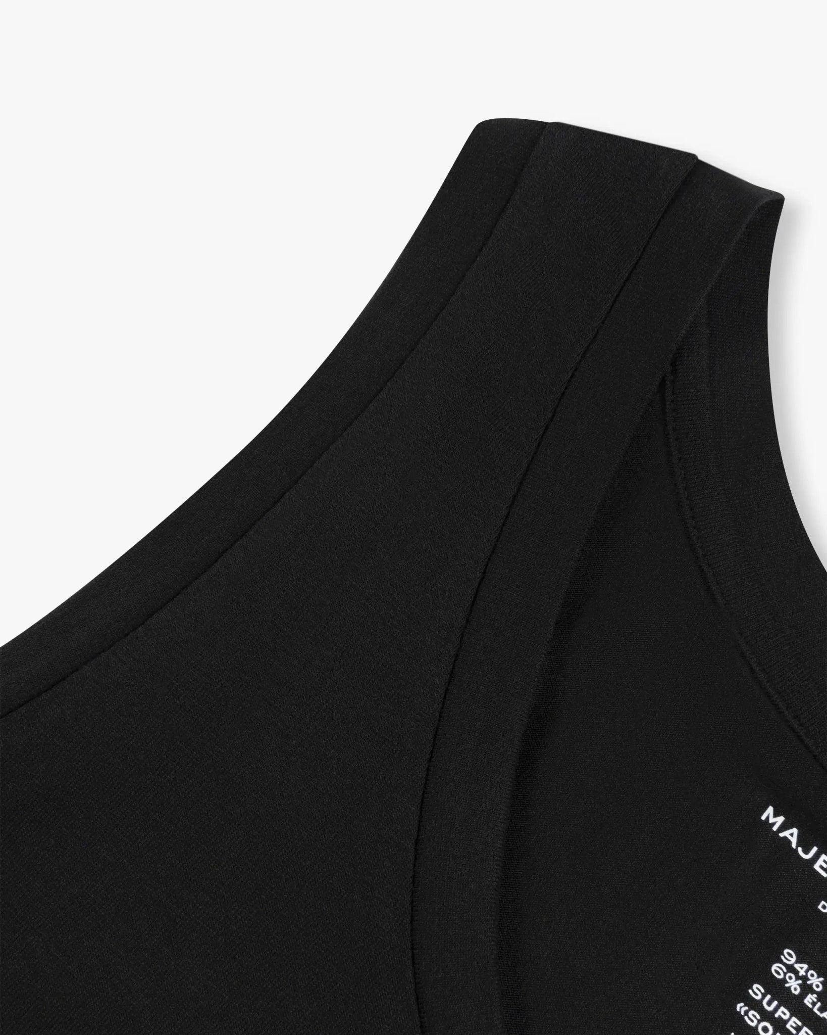 Schwarzes Unterzieh Tank Shirt von Majestic Filatures Deluxe - Shirts MAJESTIC