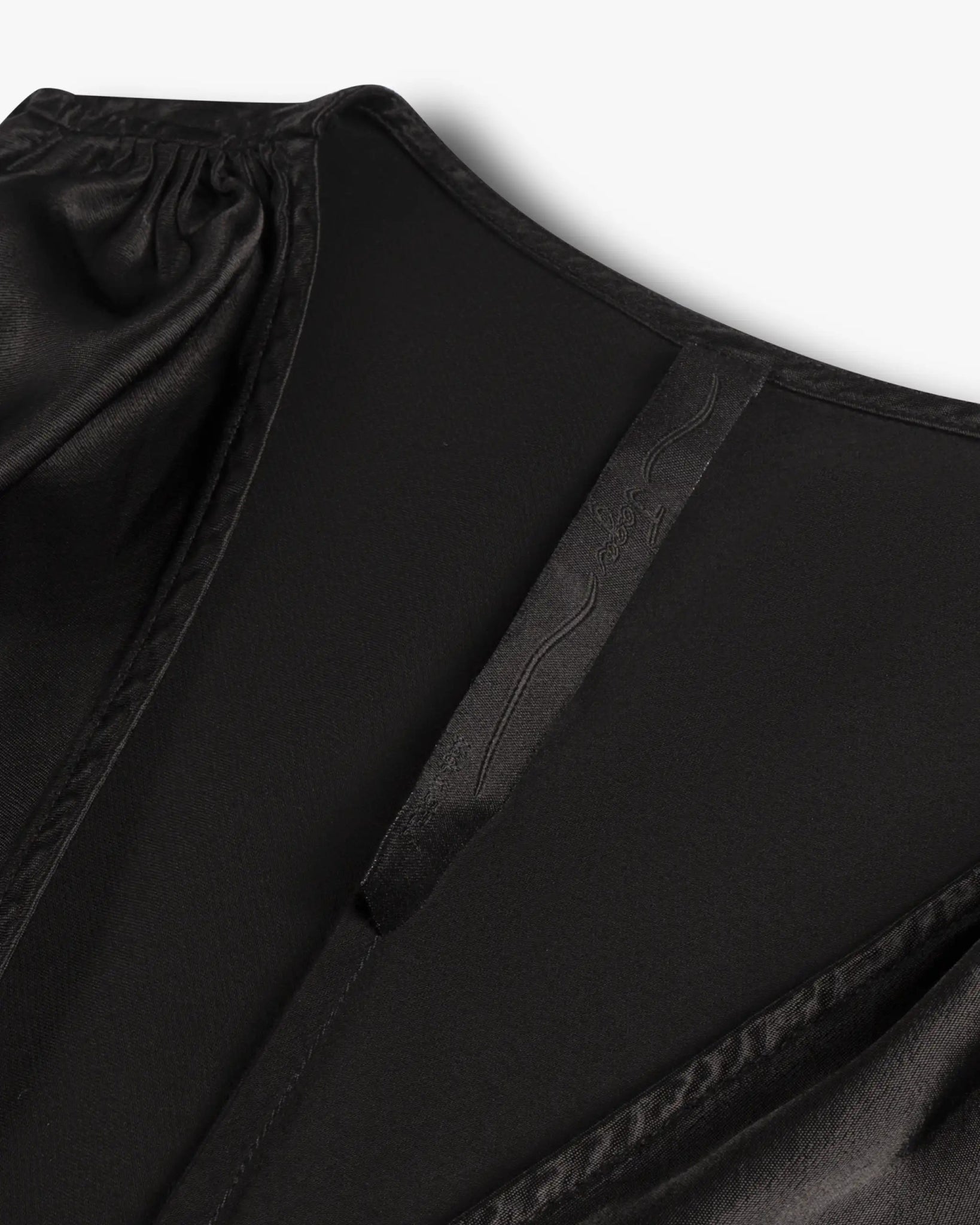 Schwarzes V - Ausschnitt Ärmelloses Kleid von Jaga - Dresses JAGA