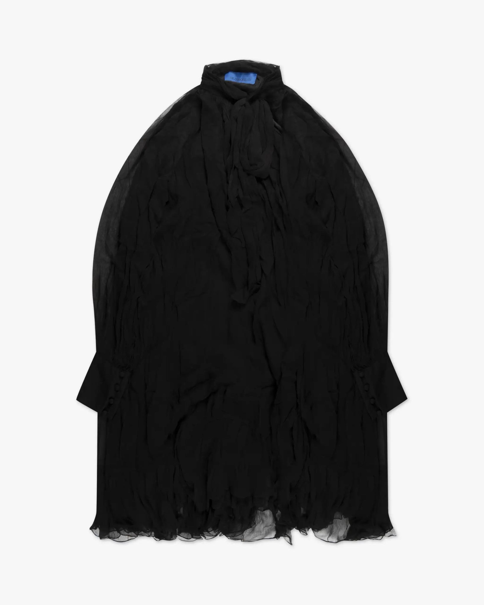 Schwarzes Voilet Tunic Kleid von Mes Demoiselles Paris - Dresses DEMOISELLES