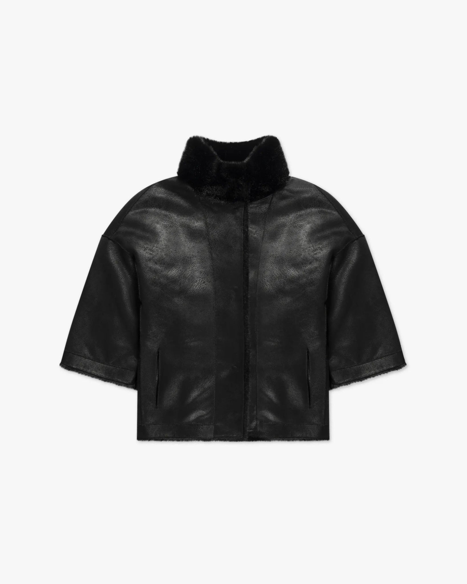 Schwarzfarbene Luxus Kunstpelz Nerz Stola von Artico - Coats & Jackets ARTICO