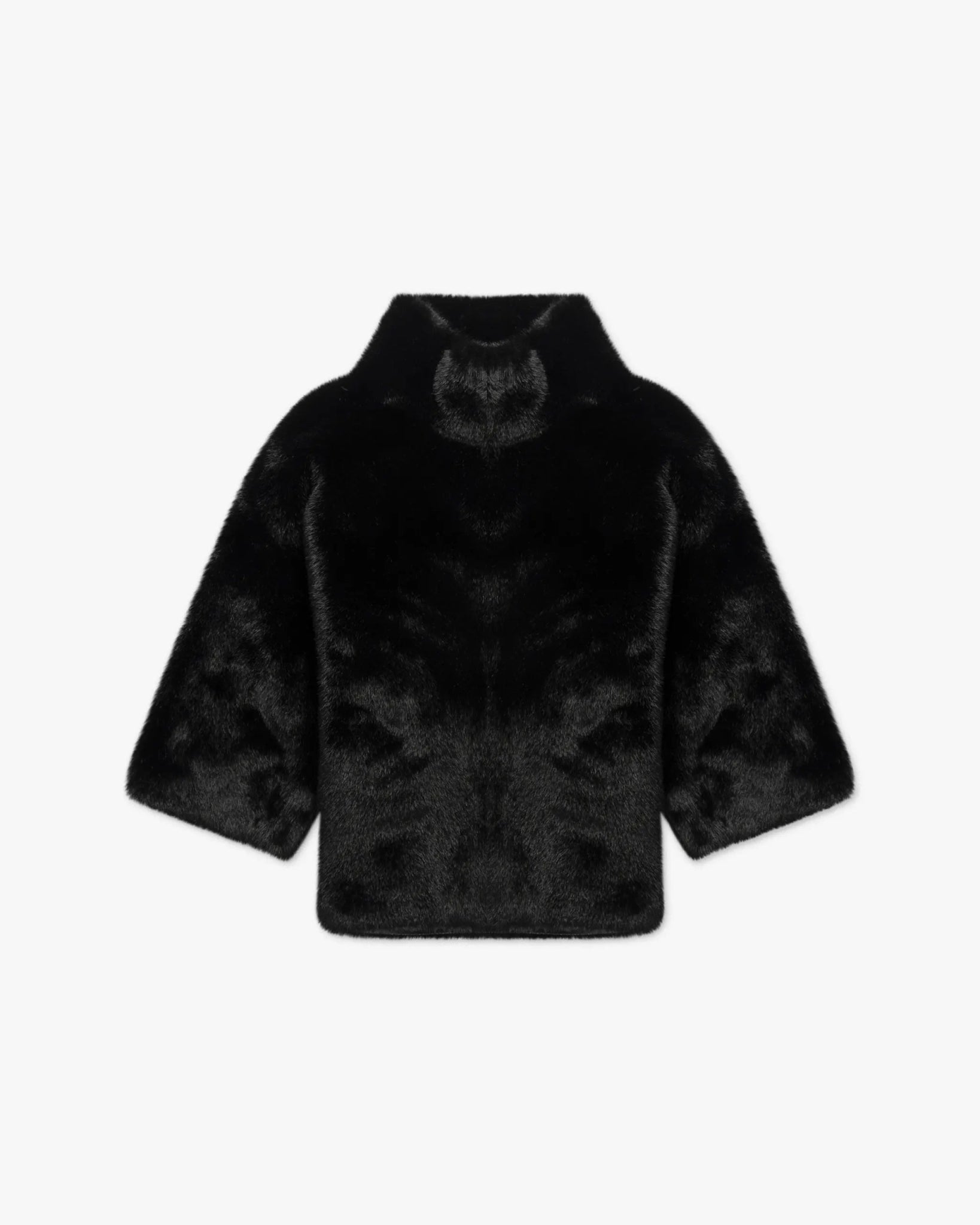 Schwarzfarbene Luxus Kunstpelz Nerz Stola von Artico - Coats & Jackets ARTICO