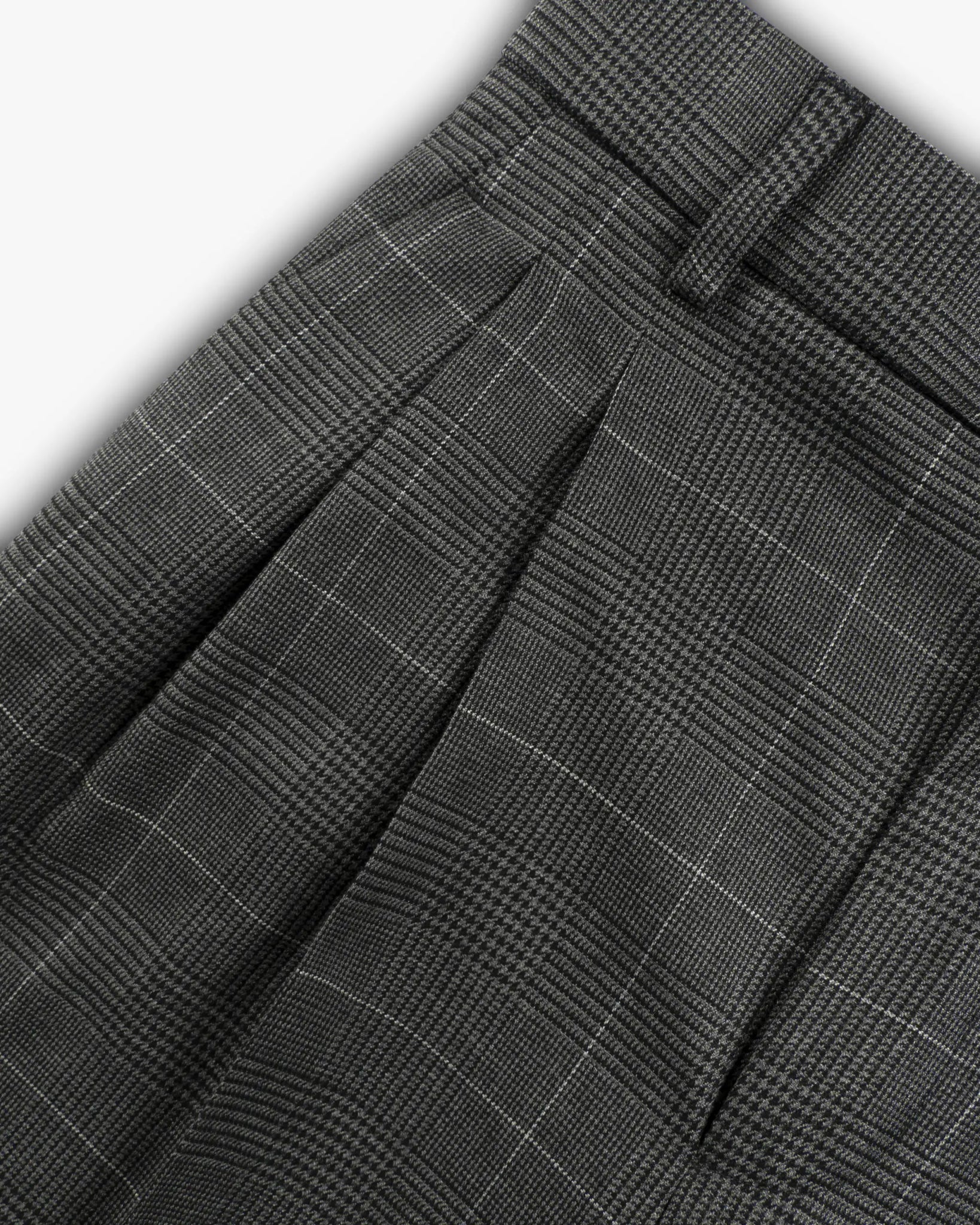 Schwarzgrauer Lange Bundfalten Hose von ROSSI - Trousers ROSSI