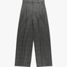 Schwarzgrauer Lange Bundfalten Hose von ROSSI - Trousers ROSSI