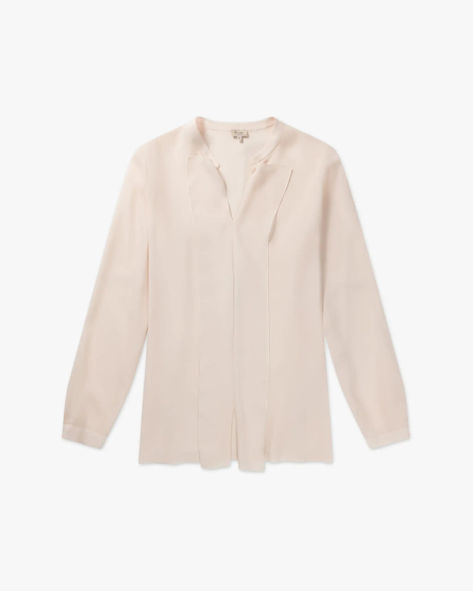 Seide Viskose Crêpe Rüschenbluse von Her Shirt - Blouses HER SHIRT