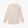Seide Viskose Crêpe Rüschenbluse von Her Shirt - Blouses HER SHIRT