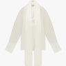 Seiden Bluse mit langen Manschetten von Silk95 - Blouses SILK95FIVE