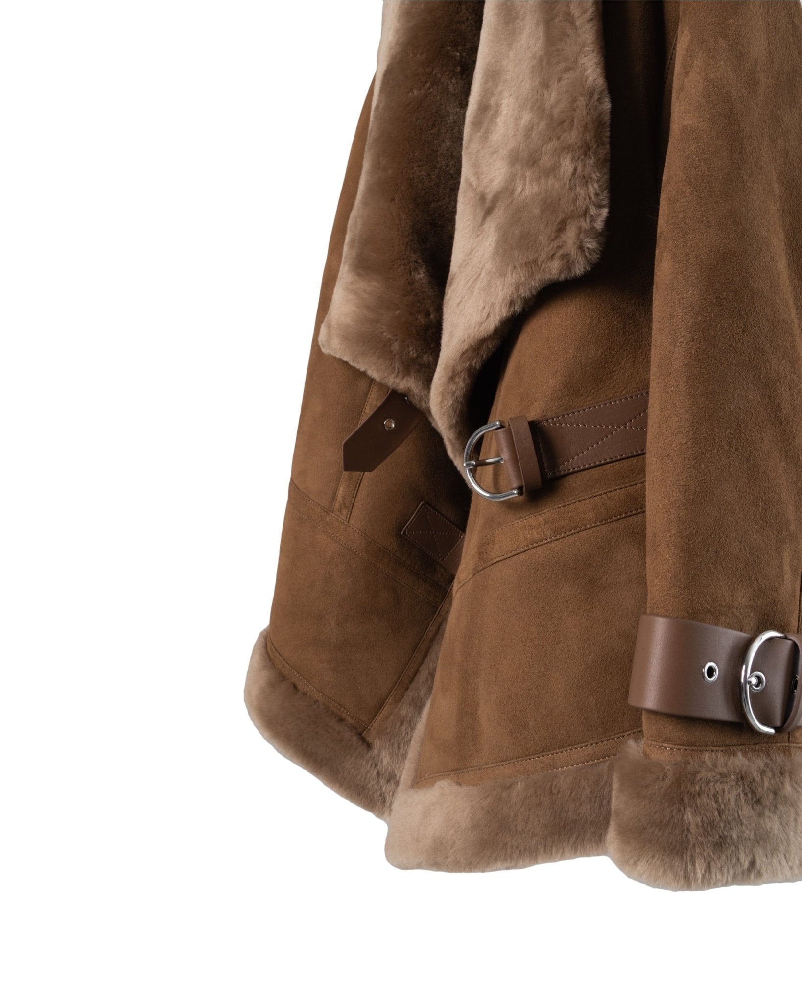 SHOREDITCH SKI CLUB | DARLING SUEDE SHEARLING BOMBER - Coats & Jackets SHOREDITCH SKI