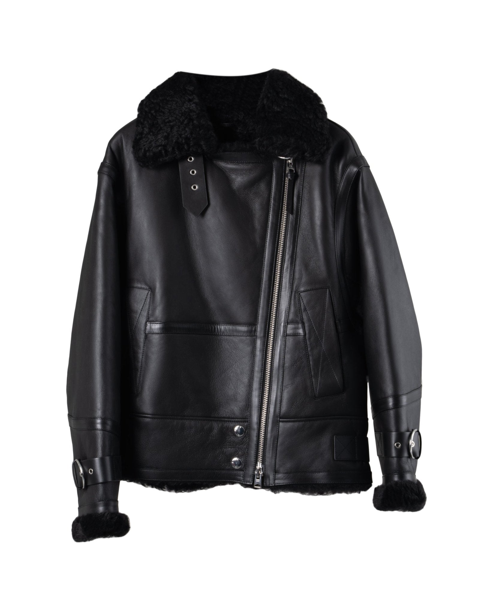 SHOREDITCH SKI CLUB | ISLA NAPPA SHEARLING BOMBER - Coats & Jackets SHOREDITCH SKI