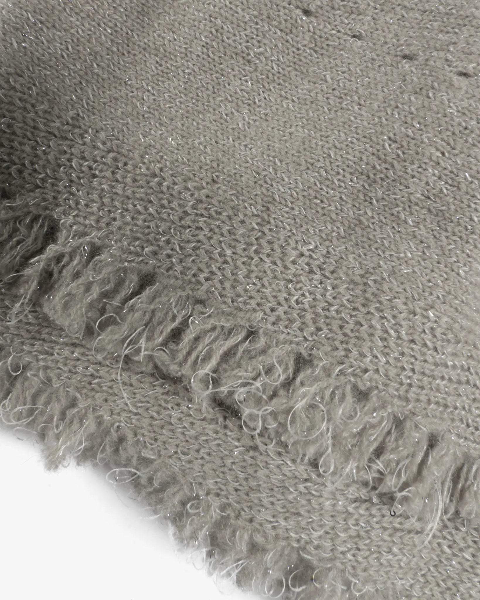 Silberfarbener Glamour Kaschmir Poncho Rollkragen Pullover von Philo Sofie - Knitwear PHILO - SOFIE