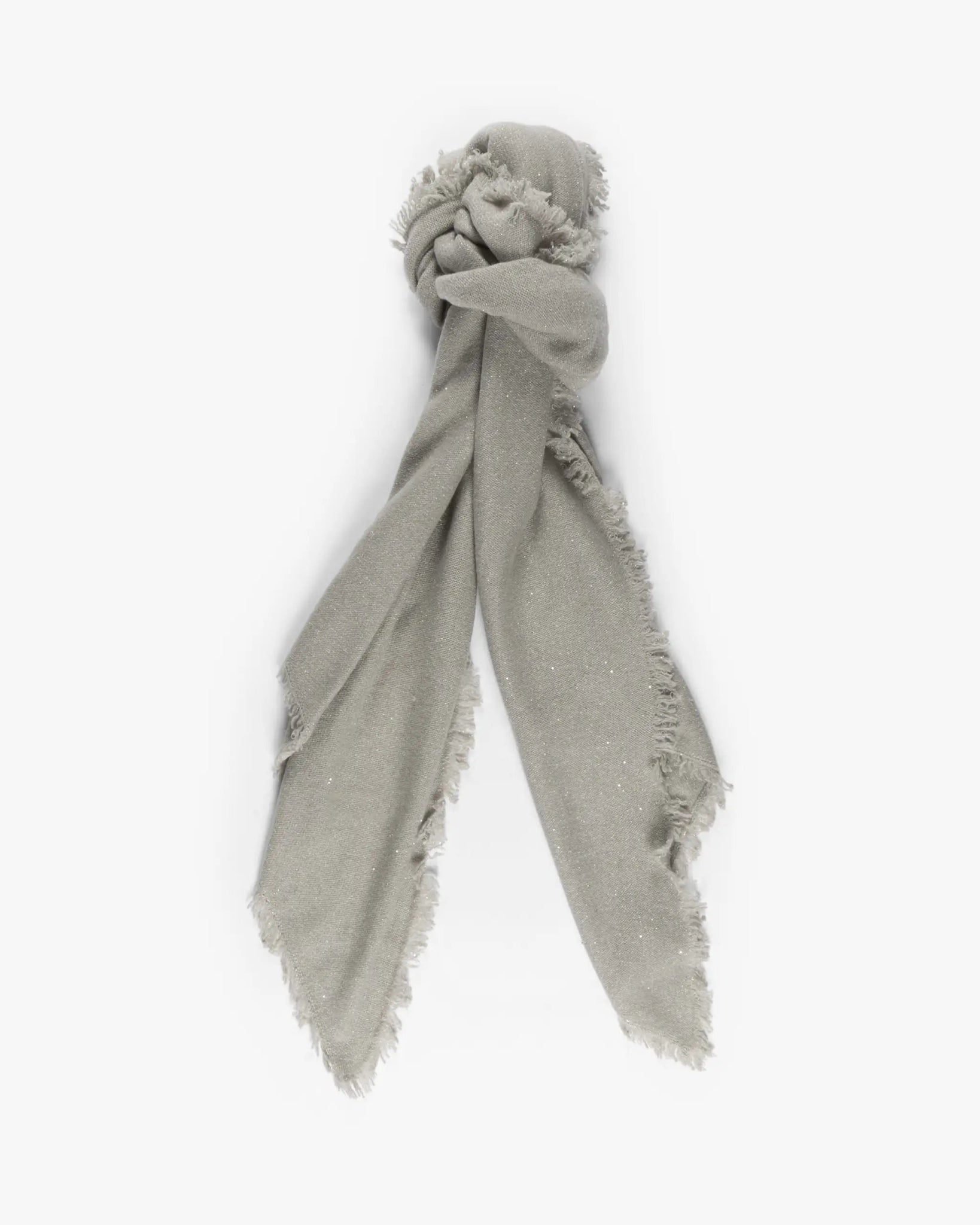Silberfarbener Glamour Kaschmir Schal von Philo Sofie - Accessories PHILO - SOFIE