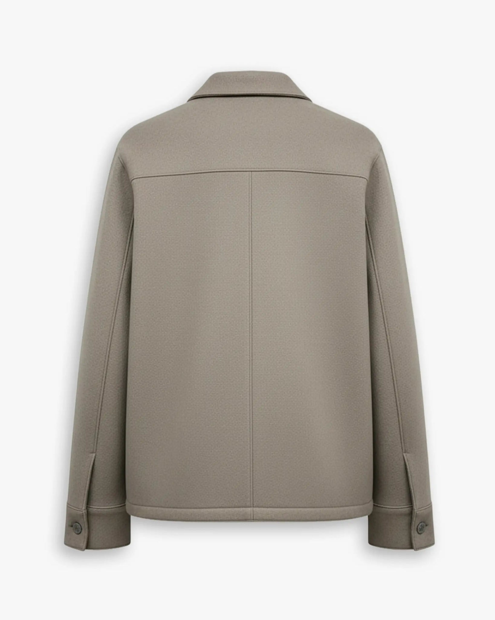 Silt Taupe Cashmere Jacke 2 - fädig gewalkt von Lunaria - Knitwear LUNARIA