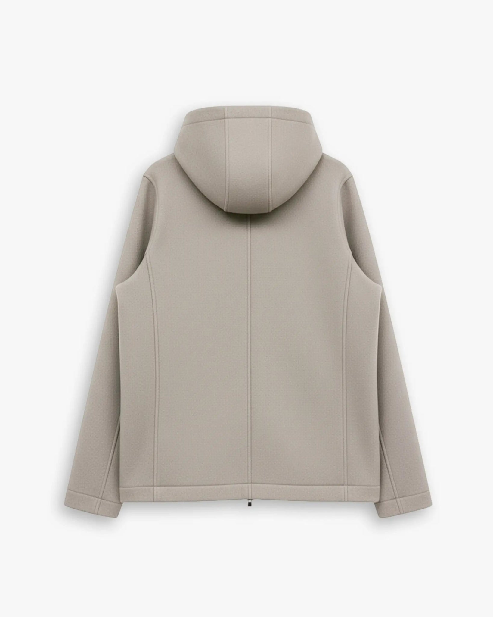 Silt Taupe Kaschmir - Jacke gewalkt von Lunaria - Knitwear LUNARIA