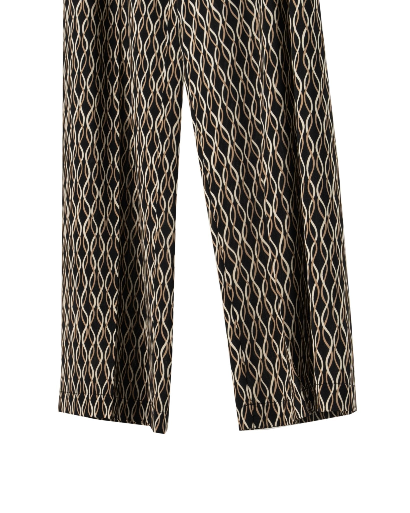 SIYU | LONG FLAIR CUT GUCCI MIX PRINT PANTS - Trousers SIYU