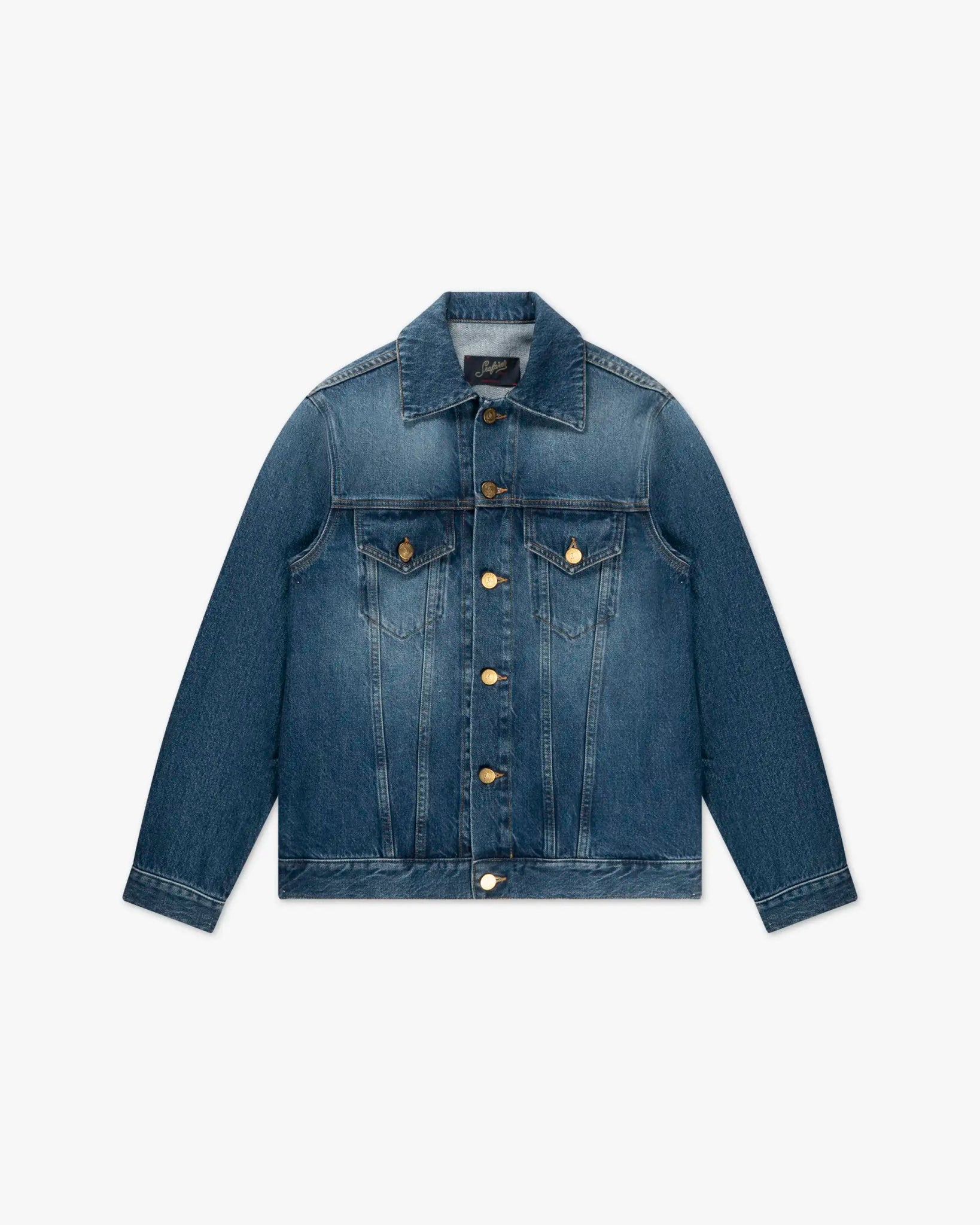 Steinfarbene Denim Jacke von Seafarer - Coats & Jackets SEAFARER