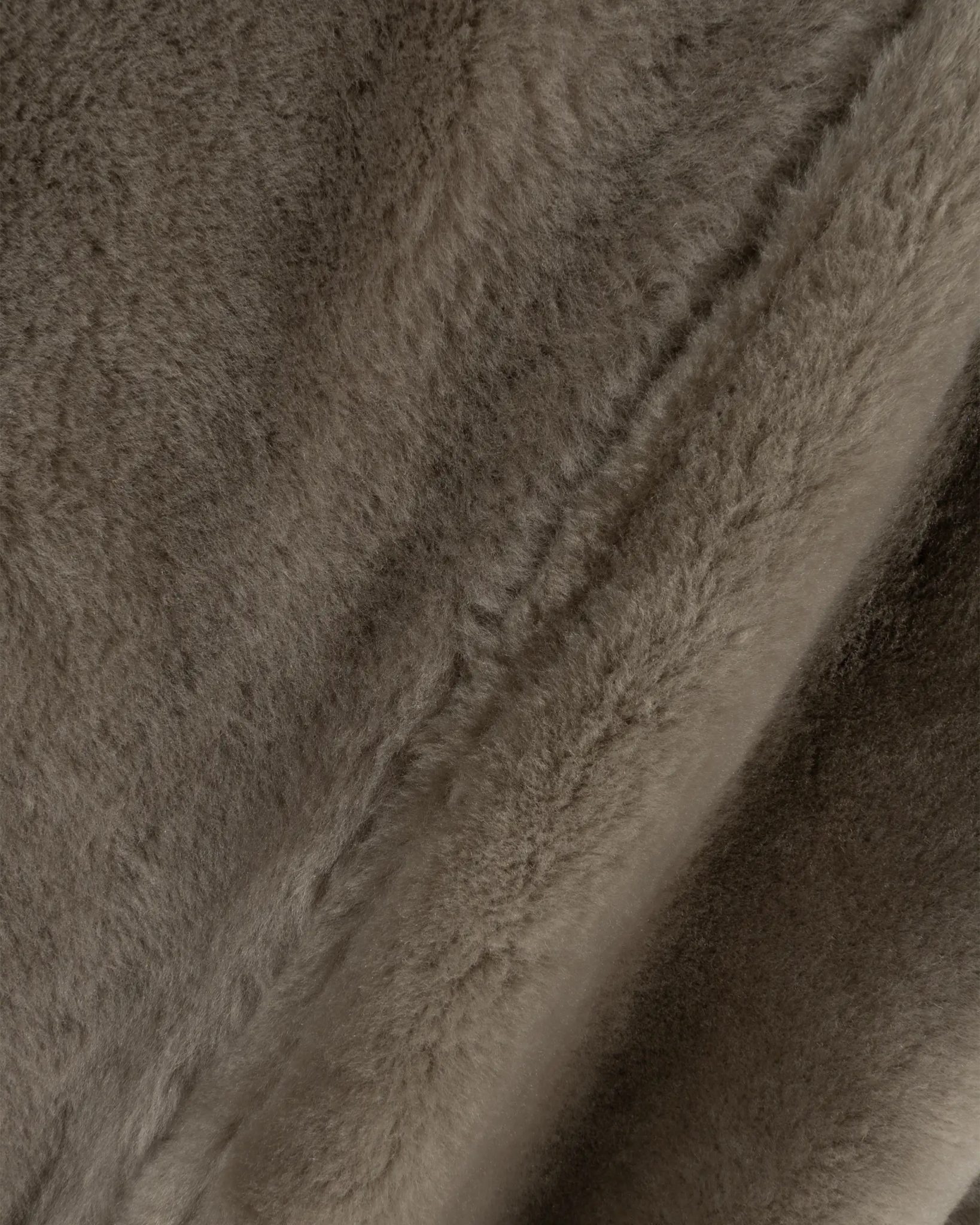 Steinfarbene Offene Merino Lammfell Weste von Salvatore Santoro - Vests SALVATORE S.