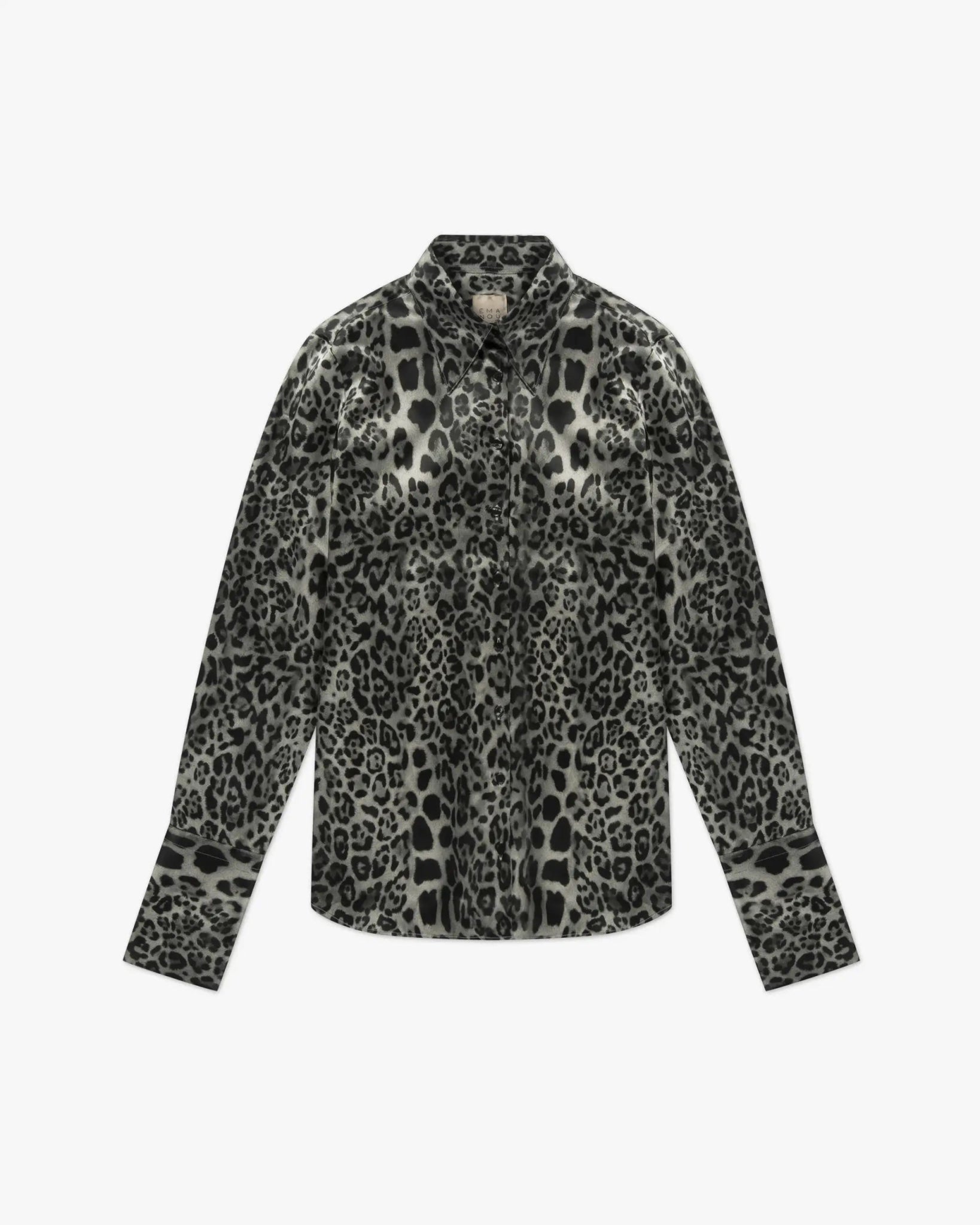 Taillierte Langmanschetten Seiden - Printbluse von Emanou - BLOUSON EMANOU